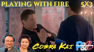 Cobra Kai 5x3 Couples Reaction! "Playing With Fire"