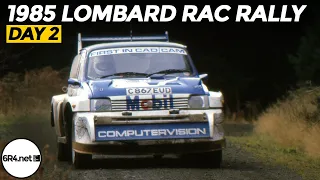 1985 Lombard RAC Rally - Day 2 Report