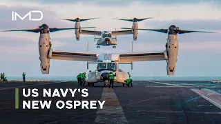 US Navy's Game-Changing CMV-22 Osprey | Unveiling the New Greyhound Replacement