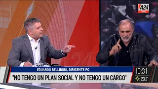 🗣La feroz pelea de Javier Díaz con el dirigente piquetero Eduardo Belliboni🗣