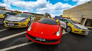 FUI NO BATALHÃO DA POLICIA COM A MINHA FERRARI