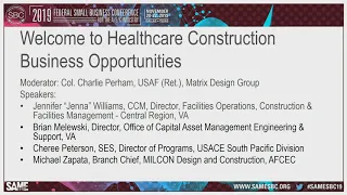 Healthcare Construction Business Opportunities Session