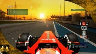 F1 2013 | Abu Dhabi 100% Online Race (Day/Night Transition)