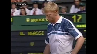 Boris Becker vs Andre Agassi - Wimbledon 1995 HF