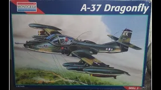 Reseña del A-37B, Dragonfly, 1/48, Monogram + Accesorios.