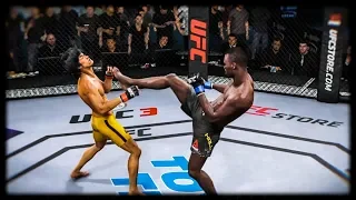 Bruce Lee vs. Uriah Hall (EA Sports UFC 3) - CPU vs. CPU