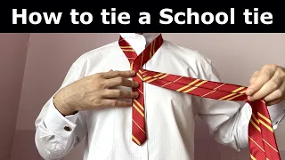 How to tie a tie for School (Easy)