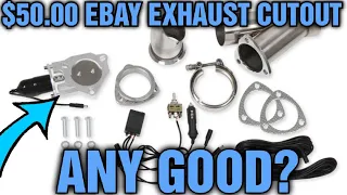 $50.00 EBAY EXHAUST CUT OUT INSTALL ON RAM R/T