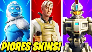 A PIOR SKIN DE CADA PASSE DE BATALHA DO FORTNITE! ATUALIZADO 2023