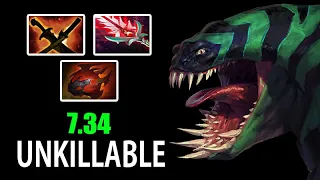 NEW PATCH - HOW TO CARRY THE GAME Tidehunter Sange and Yasha + Heart UNKILLABLE Monster 7.34 Dota 2