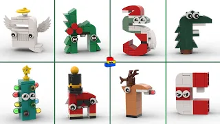 How to make CHRISTMAS Alphabet Lore out of LEGO (all lowercase letters, a-z)