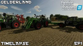 New FENDT Farm In Gelderland | FS22 | Timelapse | EP1