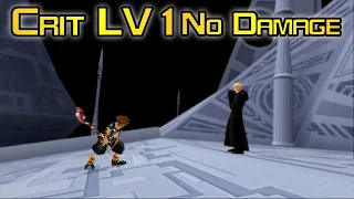 Luxord No Damage (Level 1 Critical Mode) - Kingdom Hearts 2 Final Mix