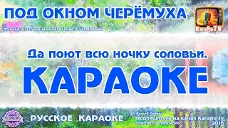 Karaoke - "Under the window of cherry" Russian folk song