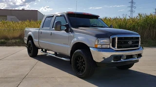 WWW.DIESEL-DEALS.COM 2001 FORD F250 PLATINUM EDITION CREW 4X4 7.3 POWERSTROKE TURBO DIESEL FOR SALE