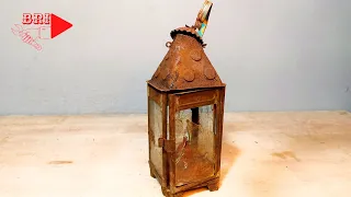 Rare Antica Oil Lamp Restoration