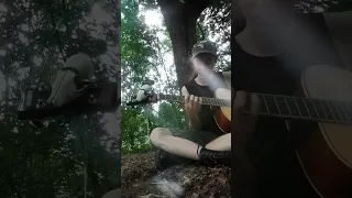 Burzum - key to the gate, acoustic cover in forest