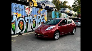 2014 Nissan Leaf 🍃- 8800$ с аукциона Mannheim. Авто из США 🇺🇸.