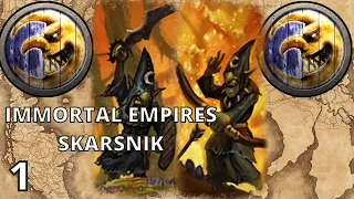 Total War: Warhammer 3 | Immortal Empires | L/VH |Skarsnik | Part 1