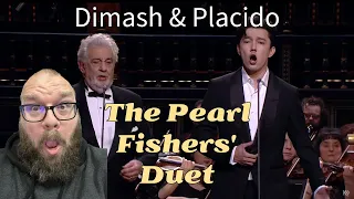 MY FIRST TIME HEARING | Dimash - The Pearl Fisher's Duet ft. Placido Domingo | REACTION