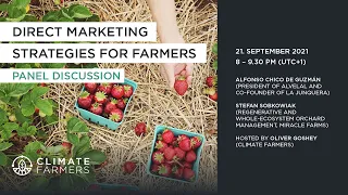 DIRECT MARKETING STRATEGIES FOR FARMERS: discussion with Alfonso Chico de Guzmán & Stefan Sobkowiak