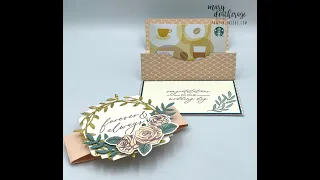 Stampin Up//Gift Card Holders//Christmas//Wedding//Lifetime of Love//Forever Love DSP//Sneak Peek