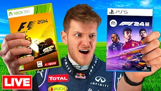 Playing F1 2014 Career Mode Season! Rags To Riches! | LIVE 🔴