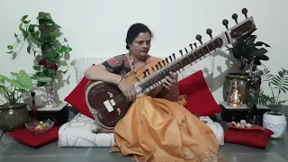 Naino  main badra chhaye (film song sitar cover)