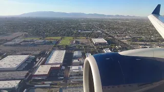 Bumpy Landing in Las Vegas on hot day w/ ATC - Delta Airbus 220-100 - DL967 - LAX - LAS  RWY 26L -