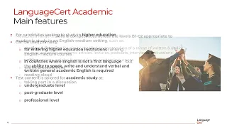 LanguageCert Academic – Introduction