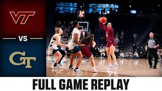 Virginia Tech vs. Georgia Tech Full Game Replay | 2022-23 ACC Women’s Basketball