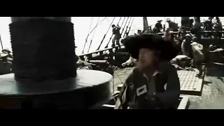 Pirates Of The Caribbean At World - Jack and Barbossa Argue