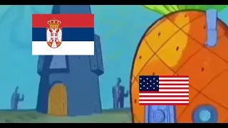 Sundjer Bob | Srbija vs Amerika | ** PARODIJA **