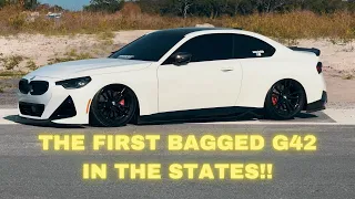 This is the FIRST bagged G42 M240i in the states! | Flyyair and Airlift 3p