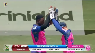 Carlos Braithwaite TEARS Through the Warriors With Four Fantastic Wickets! | CPL 2023