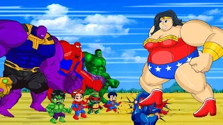 Rescue SUPERHERO All Family HULK & SPIDERMAN, SUPERMAN, CAPTAIN : Back from the Dead SECRET - FUNNY
