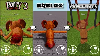 I Become *DOGDAY* | DEATH CUTSCENE in MINECRAFT vs ROBLOX vs Poppy Playtime 3