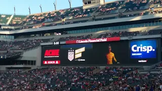 USA Womens National Team vs Portugal Intro Video, Philadelphia, Lincoln Field, Pennsylvania