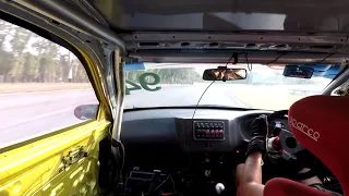 1:10.6 Hot Clean Lap Practice at Bira Circuit Civic EG SOHC D16Y