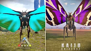 Kaiju Universe Vs Ark Survival Evolved Mosura Model Comparison