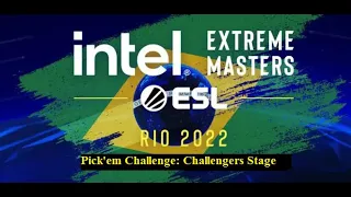 IEM RIO 2022 Major Pick'em Challenge (Challengers Stage)