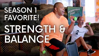 Top Season 1 Workout Pick: Strength Training, Cardio and Balance Exercises  (Advanced)