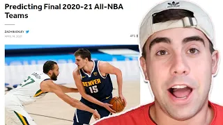 REACTING TO BLEACHER REPORTS 2021 ALL NBA TEAMS!