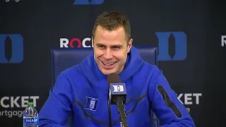 Jon Scheyer Pre UNC Press Conference (Full)