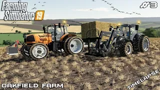 Planting and carting bales | Animals on Oakfield Farm | Farming Simulator 19 | Episode 3