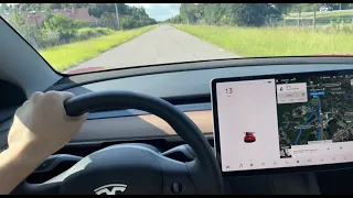 TESLA Model 3 Long Range Acceleration 0-60(without boost.)