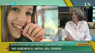 Caso Lola Chomnalez: Entrevista con la madre de la víctima, desahuciada