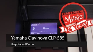 Harp Sound Demo - Yamaha Clavinova CLP-585