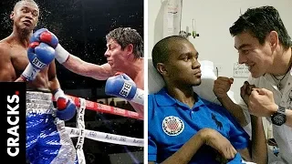 Emocionante encuentro de boxeador con rival que dejó en hospital