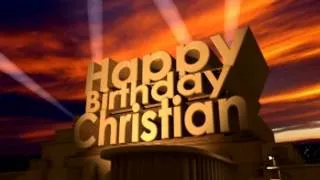 Happy Birthday Christian